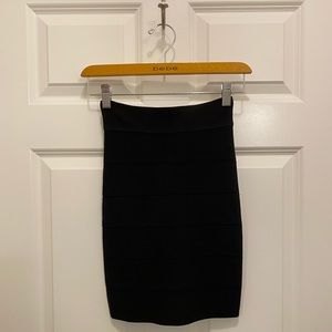 Bebe Black Bandage Skirt Sz S